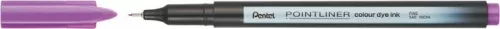 PENTEL Tűfilc, 0,4 mm, PENTEL "Pointliner", mályvalila