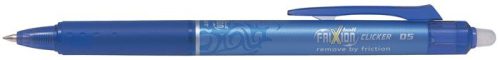 PILOT Rollertoll, 0,25 mm, törölhető, nyomógombos, PILOT "Frixion Clicker", kék