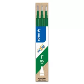   PILOT Rollertoll betét, 0,25 mm, törölhető, PILOT "Frixion Ball/Clicker", zöld