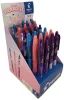 PILOT Rollertoll display, 0,35 mm, törölhető, PILOT "Frixion Ball Fancy", "Frixion Clicker Fancy", vegyes