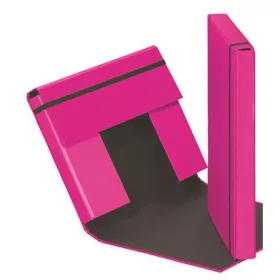   PAGNA Füzetbox, A4, 40 mm, karton, PAGNA "Trend", sötét rózsaszín