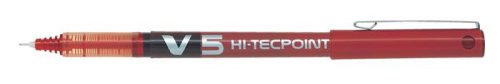 PILOT Rollertoll, 0,3 mm, tűhegyű, kupakos, PILOT "Hi-Tecpoint V5", piros