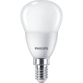   PHILIPS LED izzó, E14, kisgömb, P45, 5W, 470lm, 2700K, PHILIPS "CorePro"