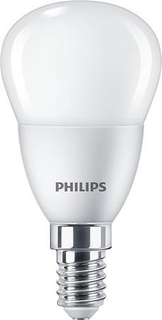 PHILIPS LED izzó, E14, kisgömb, P45, 5W, 470lm, 2700K, PHILIPS "CorePro"