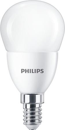 PHILIPS LED izzó, E14, kisgömb, P48, 7W, 806lm, 2700K, PHILIPS "CorePro"