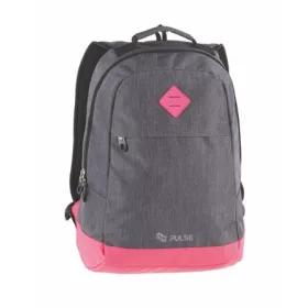  PULSE Hátizsák, notebook tartóval, PULSE "Bicolor", szürke-pink