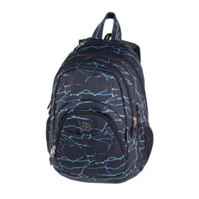   PULSE Hátizsák, 2in1, notebook tartóval és audió csatlakozóval, PULSE "Teens Blue Lava"