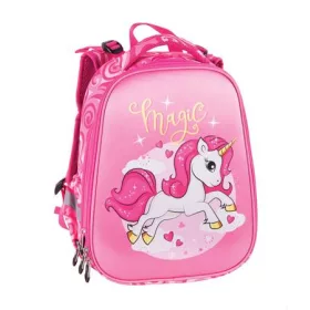   PULSE Hátizsák, anatómiai, PULSE "Anatomic Cube Pink Magic", rózsaszín