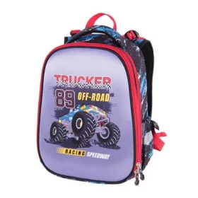   PULSE Hátizsák, anatómiai, PULSE "Anatomic Cube Off-Road", fekete-piros