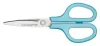 PLUS Olló, általános, 17,5 cm, PLUS "Fitcut Curve", világoskék