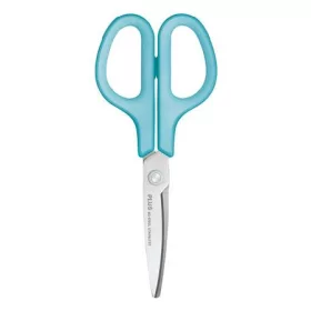  PLUS Olló, általános, balkezes, 17,5 cm, PLUS "Fitcut Curve", világoskék