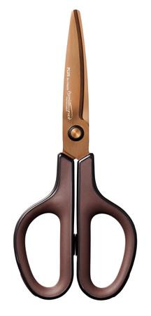 PLUS Olló, általános, 17,5 cm, PLUS "Fitcut Curve Premium", bronz