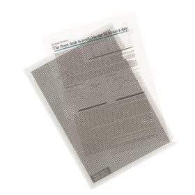   PLUS Genotherm, "L", adatvédelmi, A4, PP, PLUS, fehér