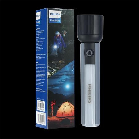 PHILIPS Elemlámpa, LED, újratölthető, PHILIPS