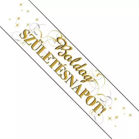 . Vállszalag,"Boldog Születésnapot" elegáns