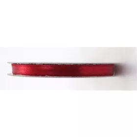 . Szatén szalag, 6 mm, bordó