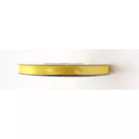 . Szatén szalag, 6 mm, sárga