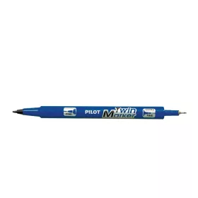   PILOT Alkoholos marker, 0,8/2 mm, kétvégű, PILOT "Twin", kék