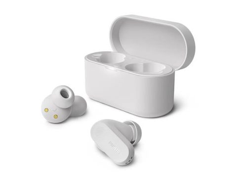 PHILIPS Fülhallgató, TWS vezeték nélküli, Bluetooth 5.3, PHILIPS "TAT3509", fehér