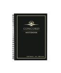 CONCORD Spirálfüzet, A5, vonalas, 70 lap, CONCORD, fekete