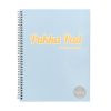 PUKKA PAD Spirálfüzet, A4, vonalas, 100 lap, PUKKA PAD "Pastel Jotta Pad", vegyes szín