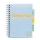 PUKKA PAD Spirálfüzet, A5, vonalas, 100 lap, PUKKA PAD "Pastel project book", vegyes szín
