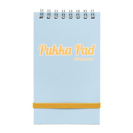 PUKKA PAD Jegyzetfüzet, A7, vonalas, 50 lap, PUKKA PAD "Pastel", vegyes színek