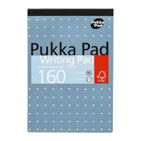  PUKKA PAD Jegyzetfüzet, A5, vonalas, 80 lap, PUKKA PAD "Metallic Writing Book", vegyes színek