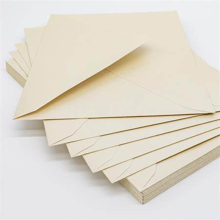 PUKKA PAD Boríték, C5, enyvezett, PUKKA PAD "Fresh White", elefántcsont fehér