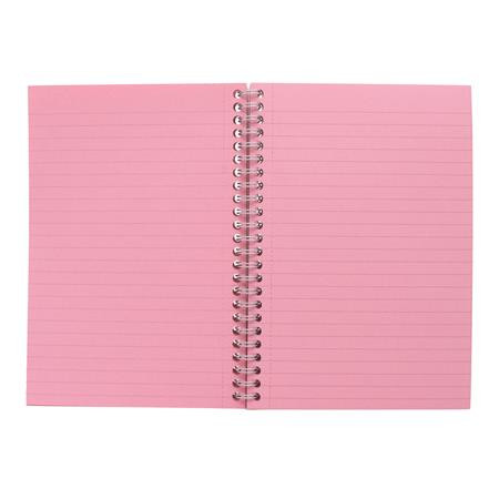 PUKKA PAD Spirálfüzet, A5, vonalas, 100 lap, PUKKA PAD "Irlen Jotta Rose"