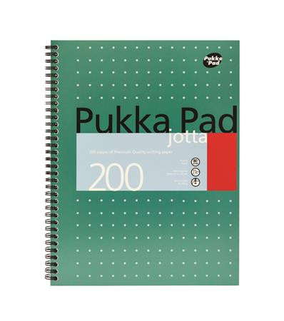 PUKKA PAD Spirálfüzet, A4+, kockás, 100 lap, PUKKA PAD, "Metallic Jotta"