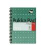 PUKKA PAD Spirálfüzet, A5, vonalas, 100 lap, PUKKA PAD, "Metallic Jotta"