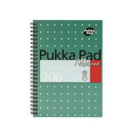   PUKKA PAD Spirálfüzet, A5, vonalas, 100 lap, PUKKA PAD, "Metallic Jotta"