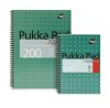 PUKKA PAD Spirálfüzet, A5, vonalas, 100 lap, PUKKA PAD, "Metallic Jotta"