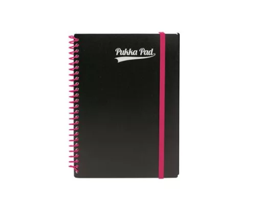 PUKKA PAD Spirálfüzet, A5, vonalas, 100 lap, PUKKA PAD, "Neon notepad"