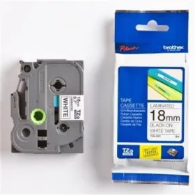   BROTHER Feliratozógép szalag, 18 mm x 8 m, BROTHER, "TZe-241" fehér-fekete