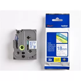   BROTHER Feliratozógép szalag, 18 mm x 8 m, BROTHER, "TZe-243" fehér-kék