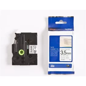   BROTHER Feliratozógép szalag, matt, 3,5 mm x 8 m, BROTHER, "TZe-N201" fehér-fekete
