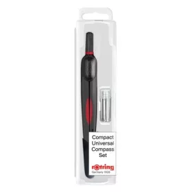   ROTRING Körző, fém, heggyel, univerzális, ROTRING "Compact"