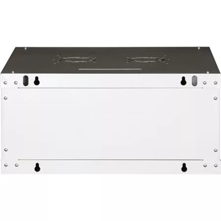 LANDE Rack szekrény, fali, 19", 4U, lapraszerelt, LANDE "PROlineB", szürke