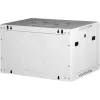 LANDE Rack szekrény, fali, 19", 6U, lapraszerelt, LANDE "PROlineB", szürke