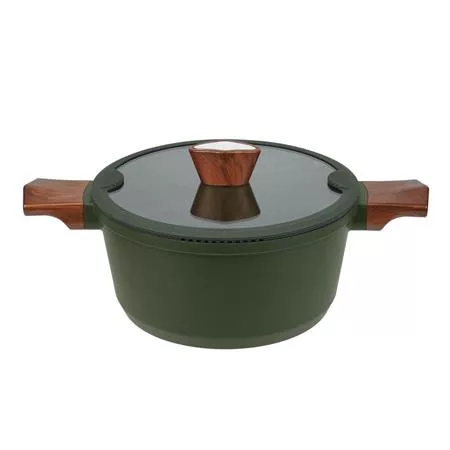 RESTO Főzőedény / lábas, fedővel, 24 cm, 4,6L, RESTO "SADR 93703"