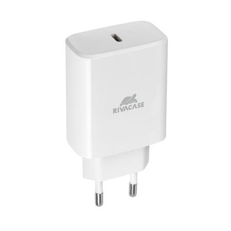 RIVACASE Hálózati töltő, 1xUSB-C, 30W RIVACASE "PS4193", fehér