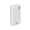 RIVACASE Hordozható akkumulátor, USB-A/USB-C, 20000mAh, 20W, QC/PD, RIVACASE "VA2572", fehér