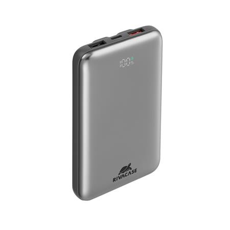 RIVACASE Hordozható akkumulátor, beépített kábellel, 10000mAh, RIVACASE "VA2612"