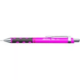 Nyomósirón 0,5mm, neon pink test, Rotring Tikky
