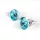 ART CRYSTELLA Fülbevaló, light türkíz SWAROVSKI® kristállyal, csúcsos, 8mm, ART CRYSTELLA®