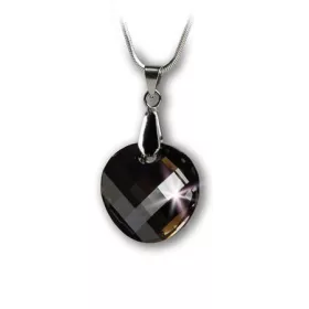   ART CRYSTELLA Nyaklánc, kerek formájú, Black Diamond SWAROVSKI® medállal, 18mm ART CRYSTELLA®