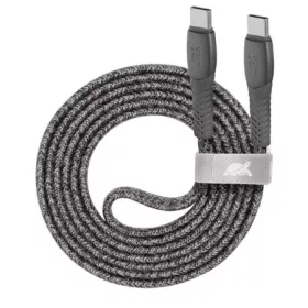   RIVACASE USB kábel, USB-C - USB-C, 1,2 m, RIVACASE "PS6105", szürke