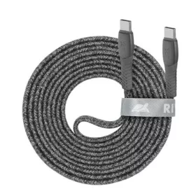   RIVACASE USB kábel, USB-C - USB-C, 2,1 m, RIVACASE "PS6105 GR21", szürke